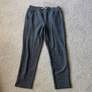 MARINE LAYER Chill Textured Sweatpants Anthracite Gray Pull-On Pants - Women’s S
